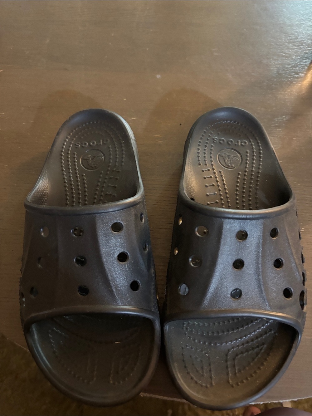 CROCS Black Slide Clog Sandals